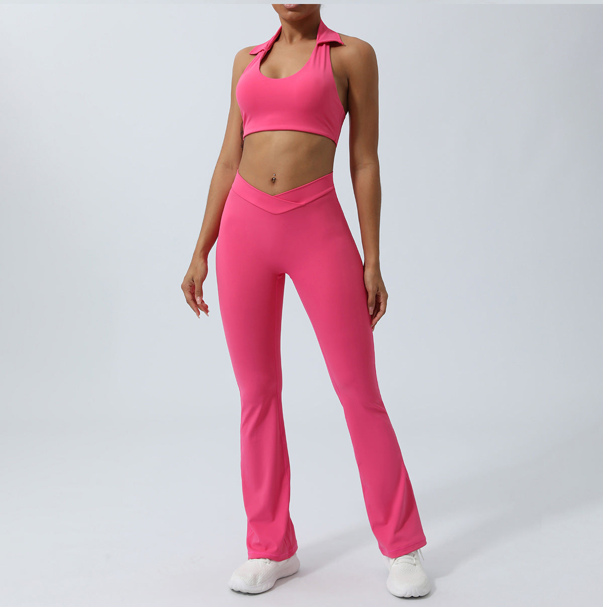 Peach Pink Trousers Suit