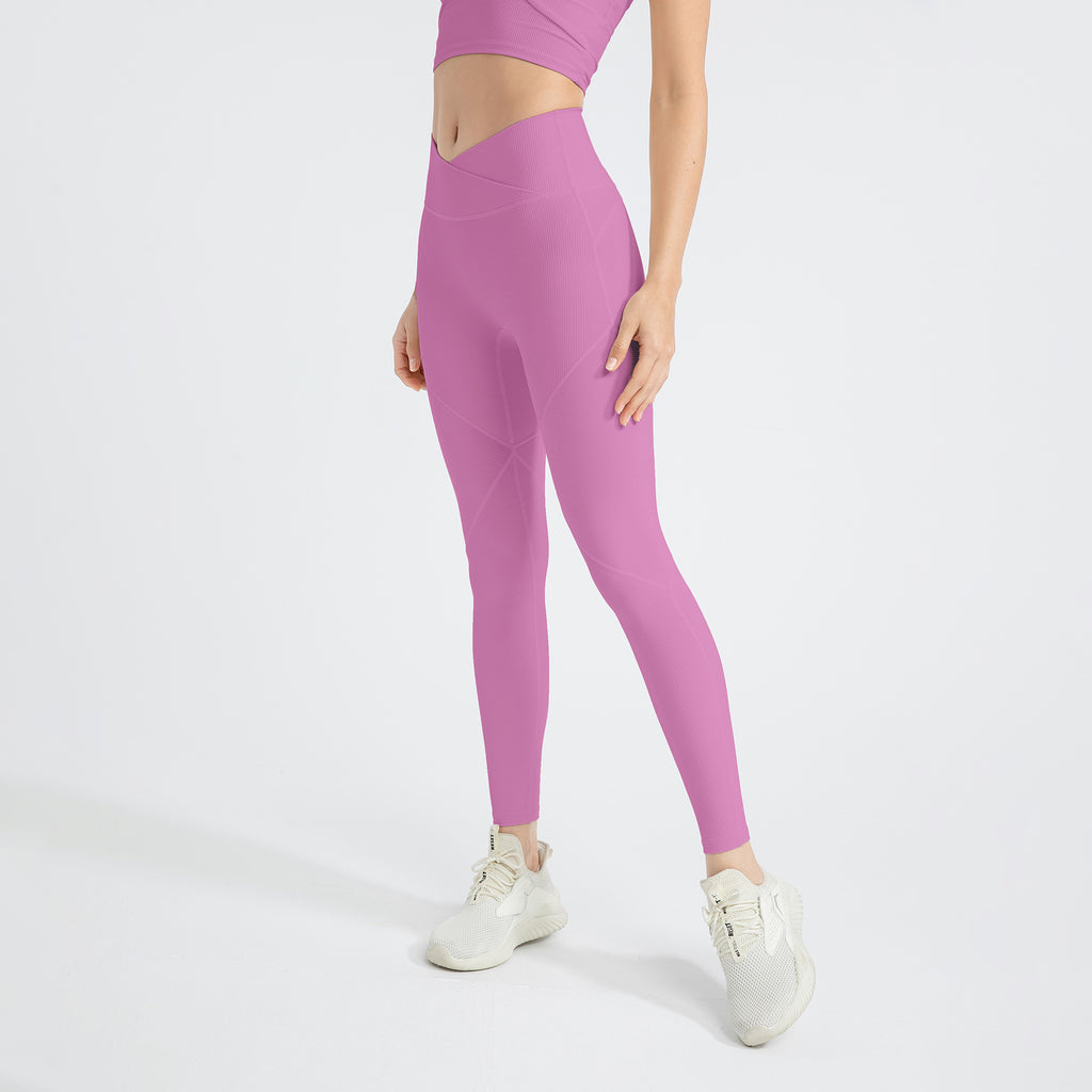 High Waist Hip Lift Skinny Yoga Clothes Seamless Nude Feel Running Sports Peach Fitness Pants