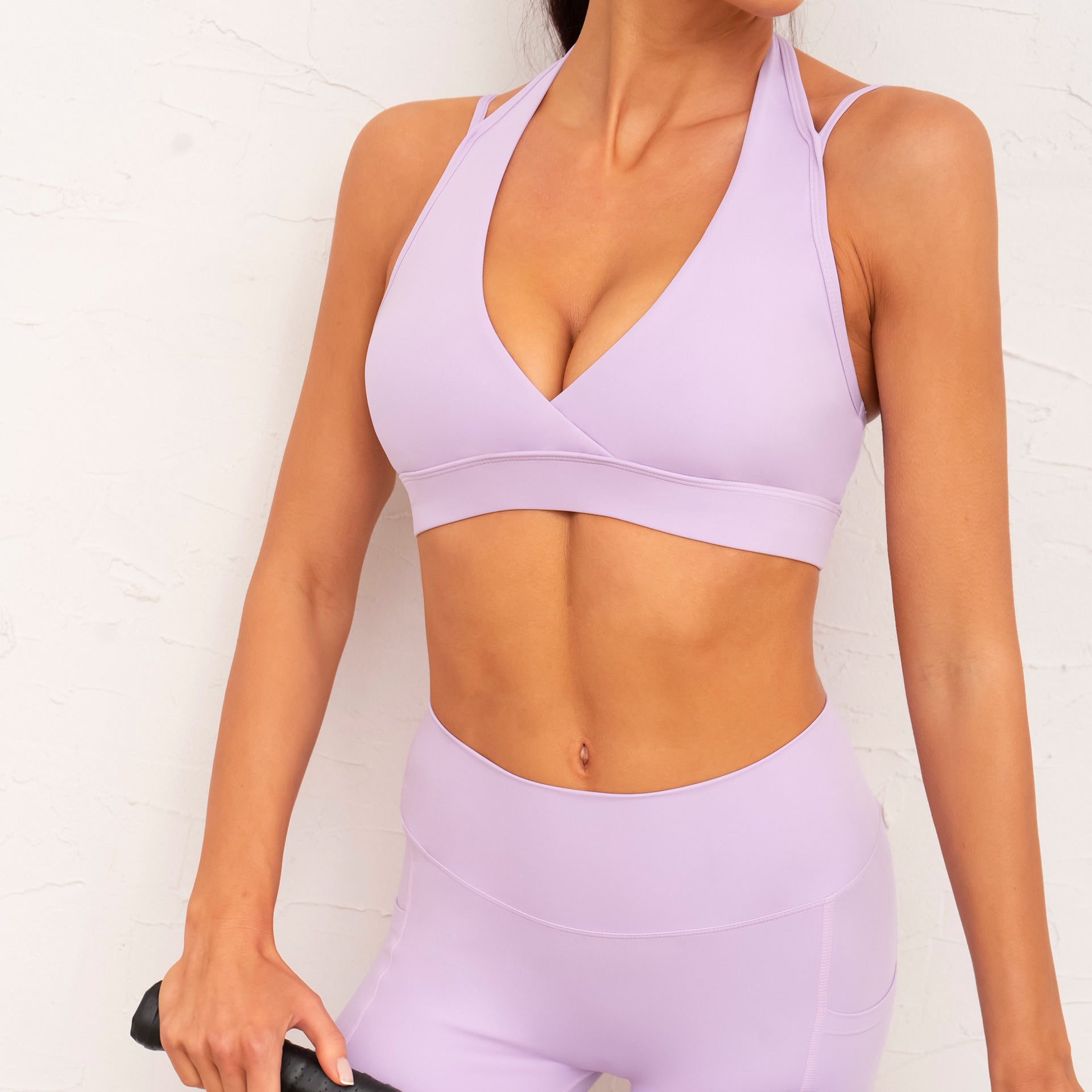 Tenue de yoga, sous-vêtements de yoga dos nu, pantalon de yoga, soutien-gorge de yoga push-up, tenue de sport