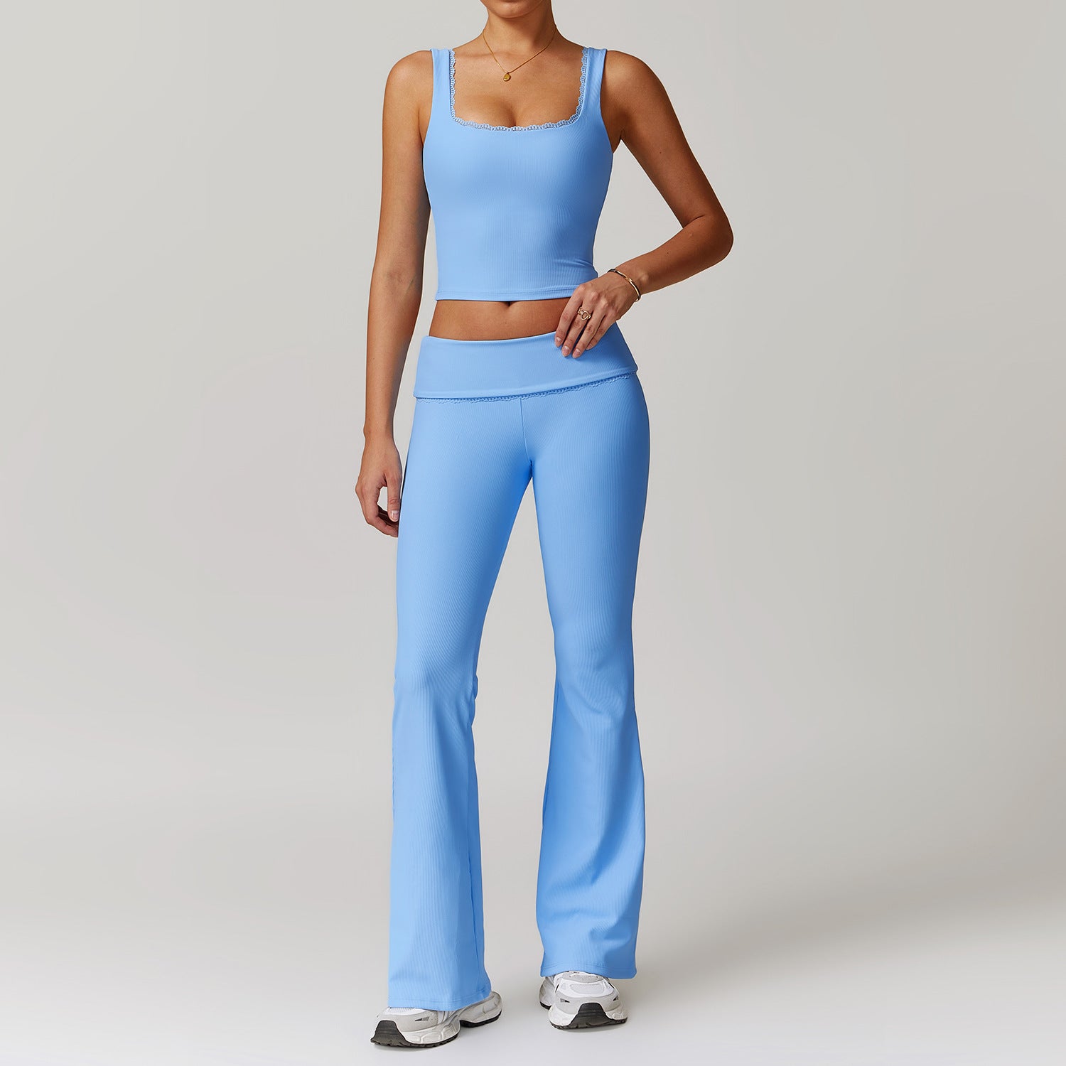 Vest Trousers Sky Blue