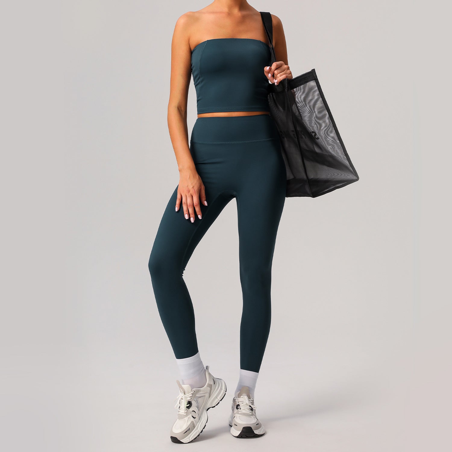 Dark Night Blue Chest-Wrapped Trousers