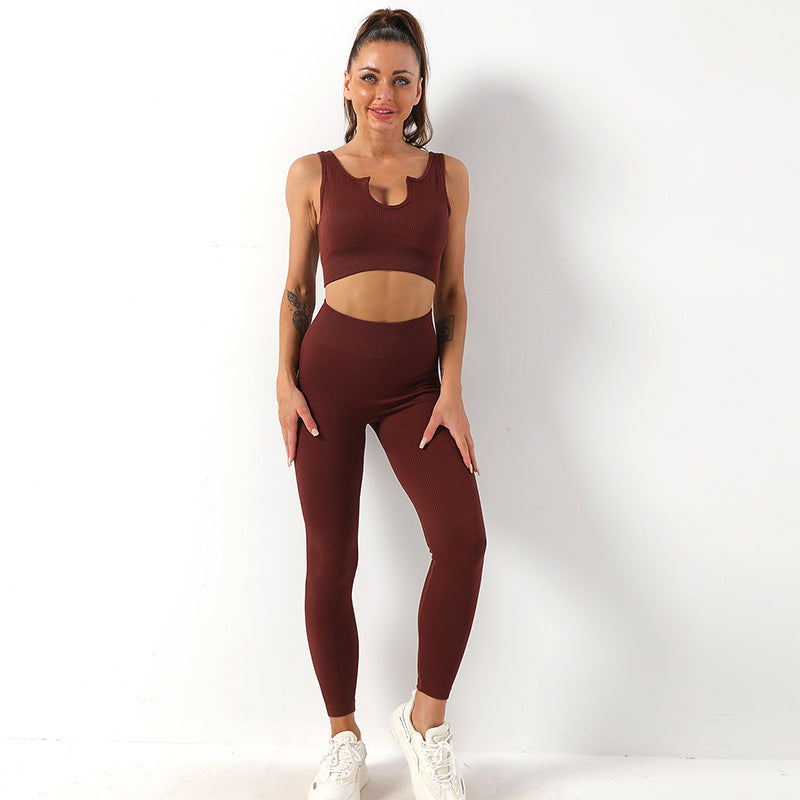 Brown U-Shaped Bra Trousers