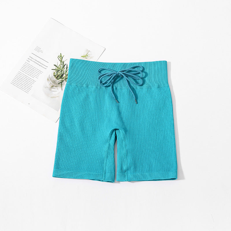 Green Nude Feel Yoga Clothes Shorts