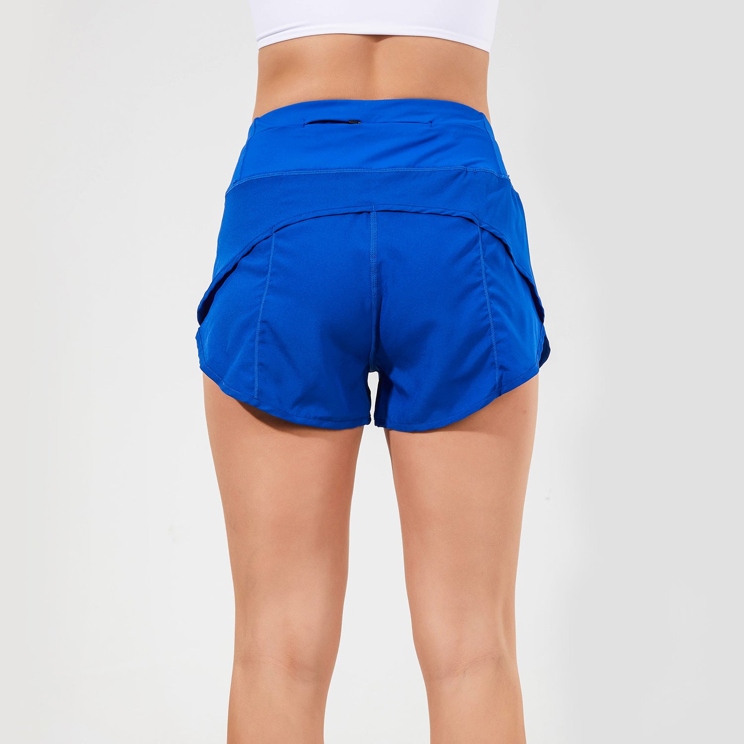 Arrival Quick Drying Sports Shorts Women Casual Fitness Shorts Faux Two Piece Anti Exposure Lining Yoga Shorts