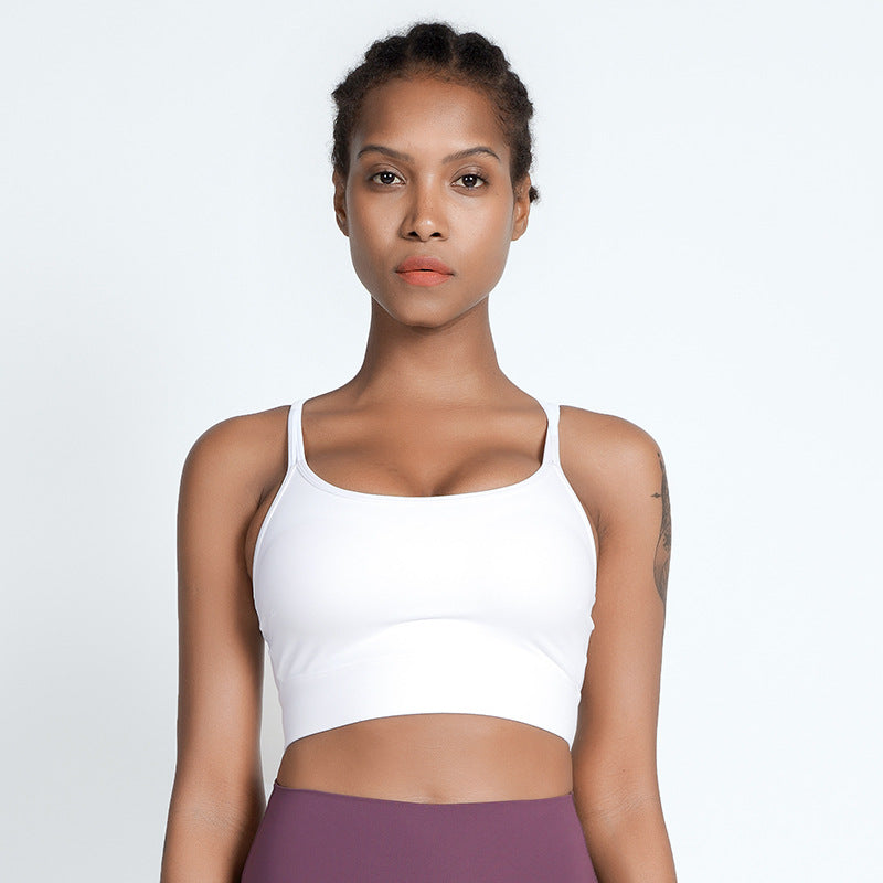 Sports Underwear for Women Spring Summer High Strength Beauty Back Fitness Vest Shaping Push up Yoga Bra Can Be Worn outside