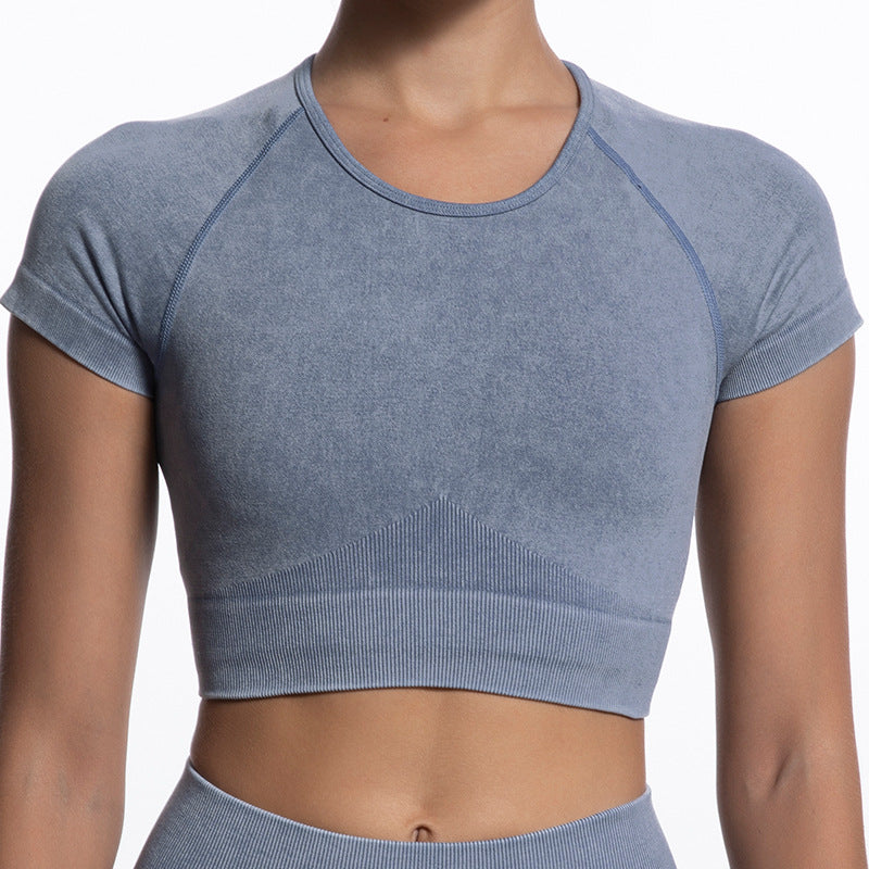 Silver Charcoal Gray Short Sleeve